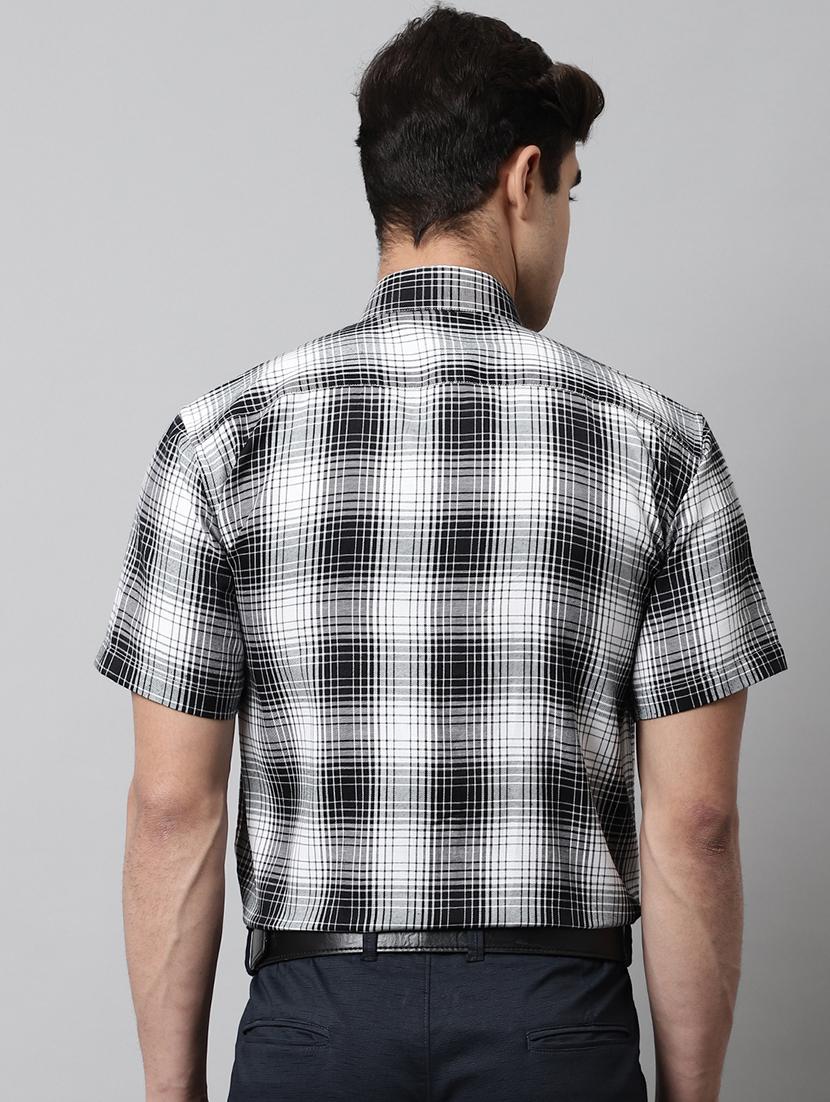 mens checks formal shirt - 19144617 - Standard Image - 3
