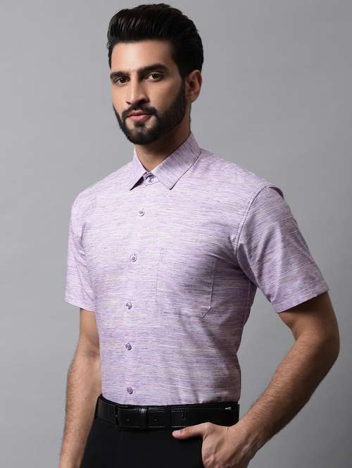 mens self design formal shirt - 19144642 -  Standard Image - 0