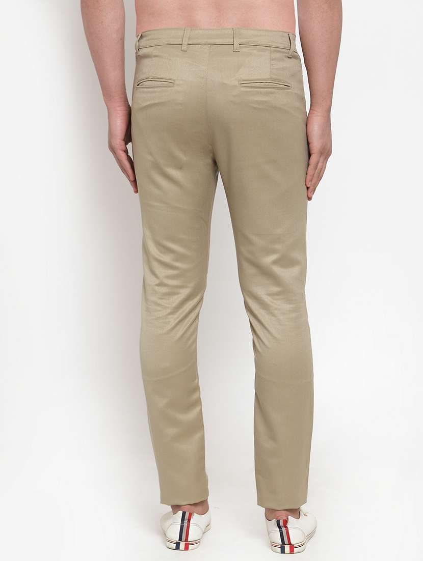 mid rise flat front casual trouser - 19144668 - Standard Image - 3