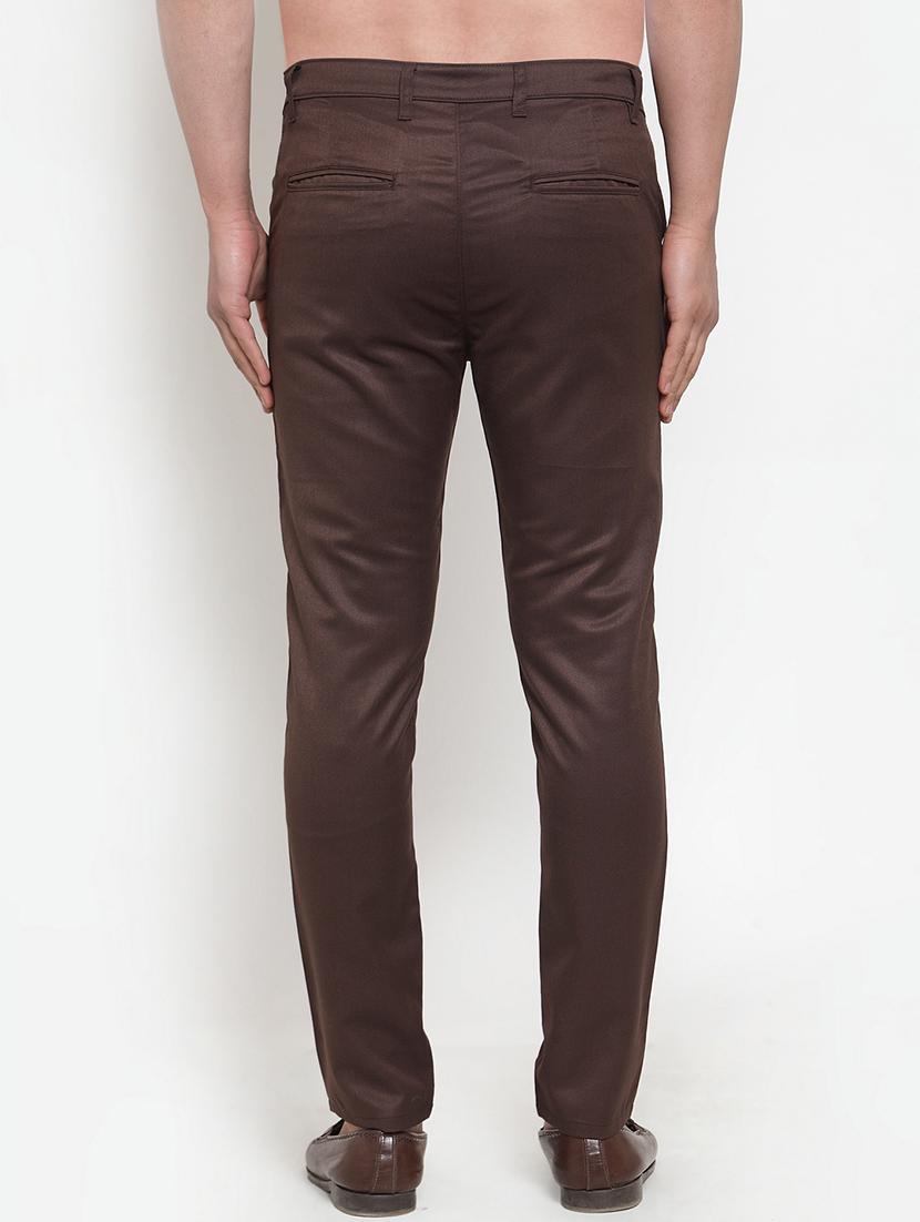 mid rise flat front casual trouser - 19144670 - Standard Image - 3