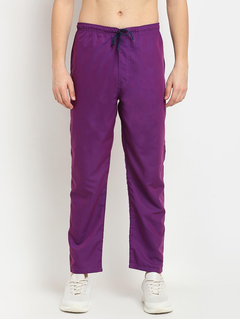 Buy Laasa Relaxed Track pants - Purple at Rs.1299 online | Activewear online