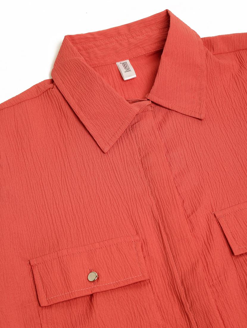 long sleeved solid regular shirt - 19145301 - Standard Image - 5