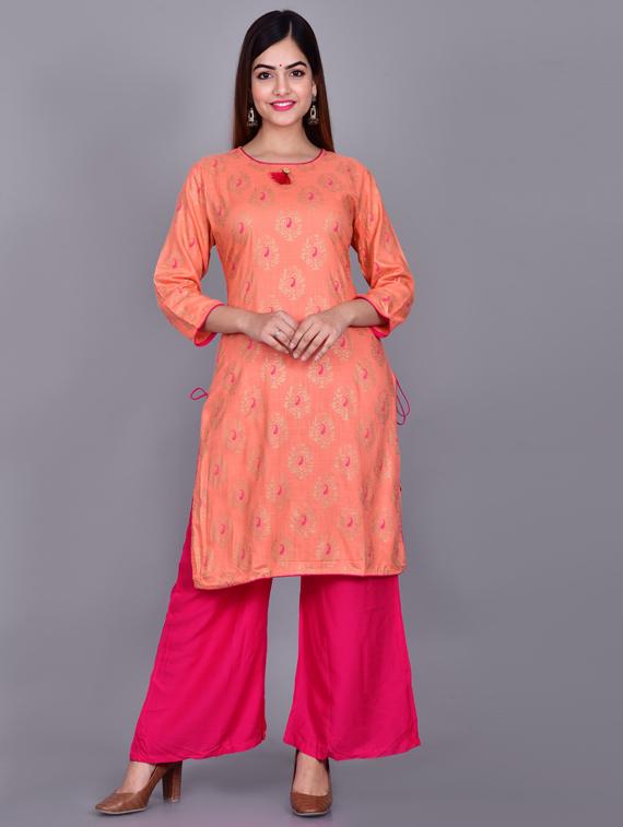 printed straight kurta  - 19145502 -  Zoom Image - 0
