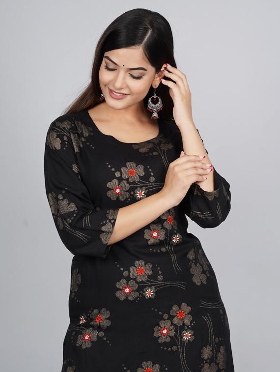 printed kurta pant set - 19145779 - Standard Image - 3
