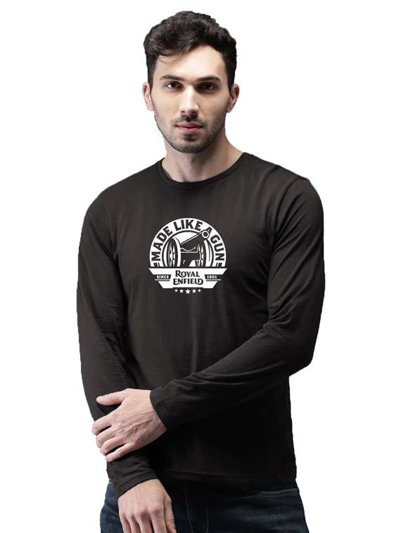 men round neck graphic t-shirt