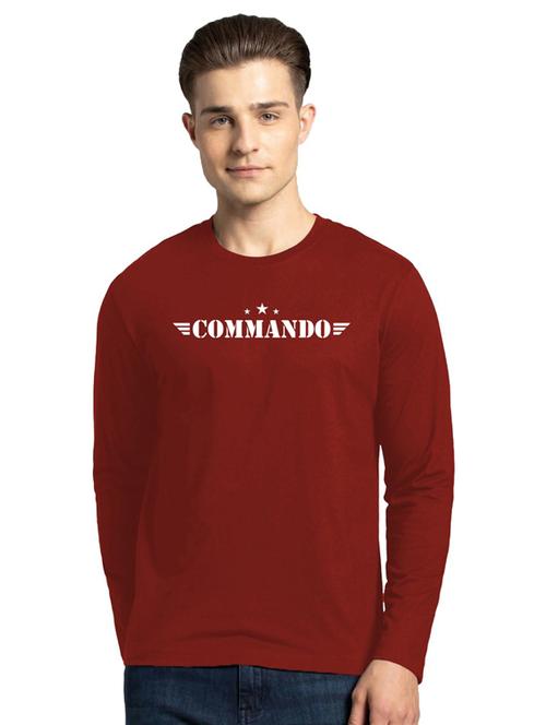 round neck chest printed t-shirt - 19146724 - Standard Image - 0