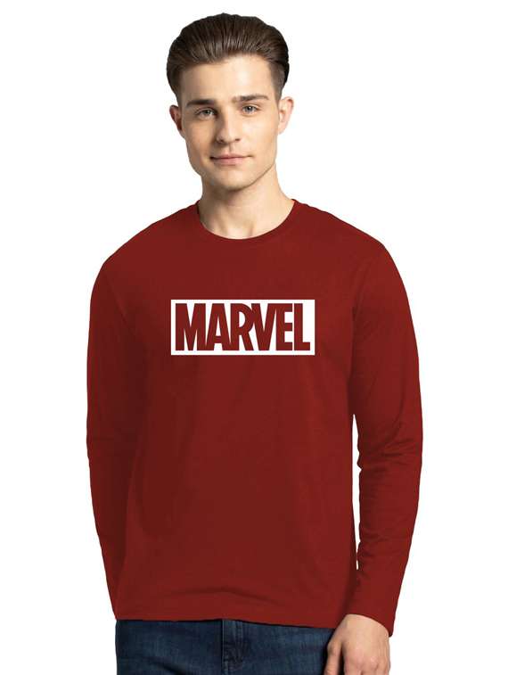 round neck chest printed t-shirt - 19146726 - Zoom Image - 0