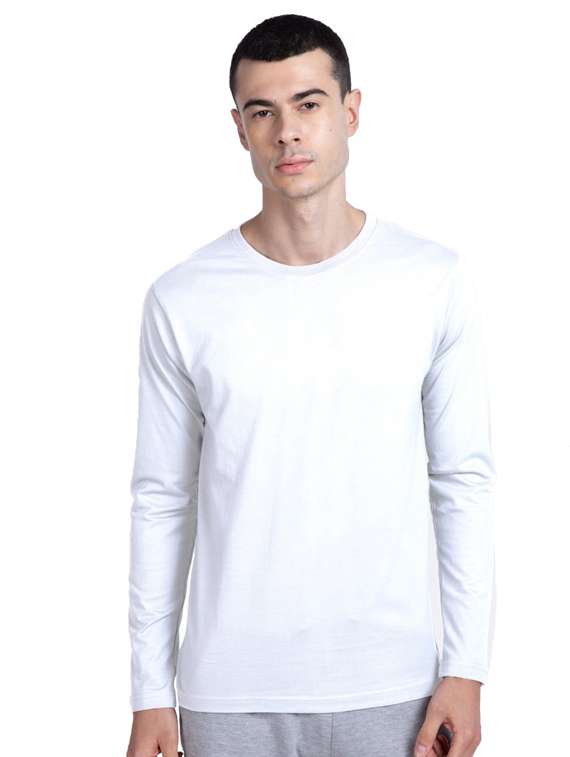 round neck solid t-shirt