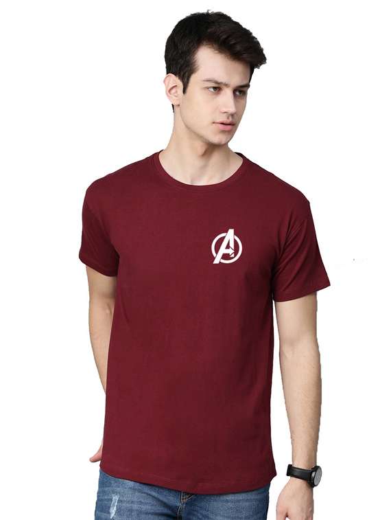 red cotton t-shirt - 19147261 -  Zoom Image - 0