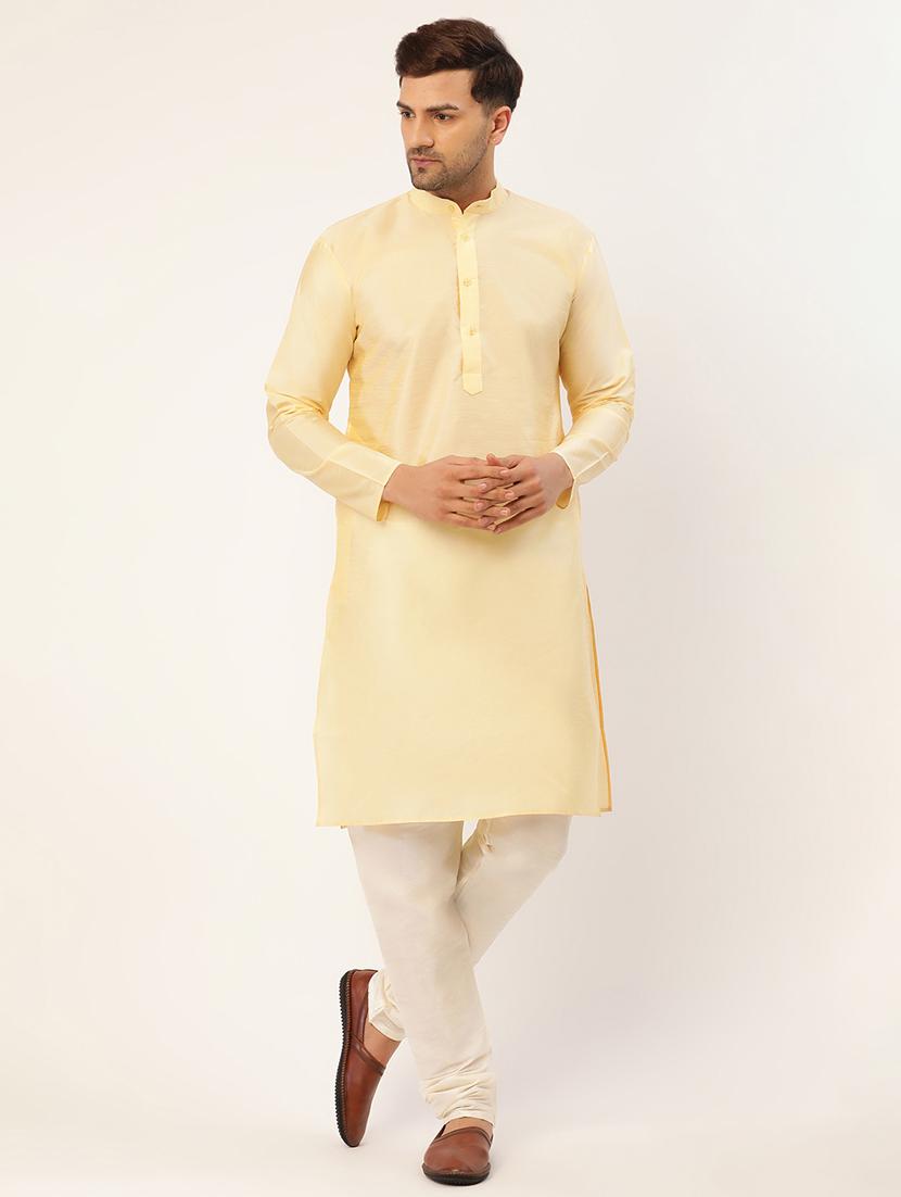 kurta pyjama with nehru jacket - 19147458 - Standard Image - 3