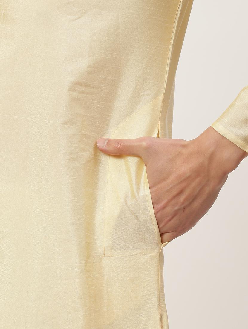 kurta pyjama with nehru jacket - 19147460 - Standard Image - 5