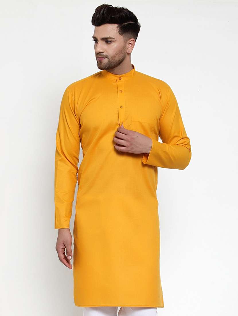 yellow coloured kurta - 19147700 - Zoom Image - 0