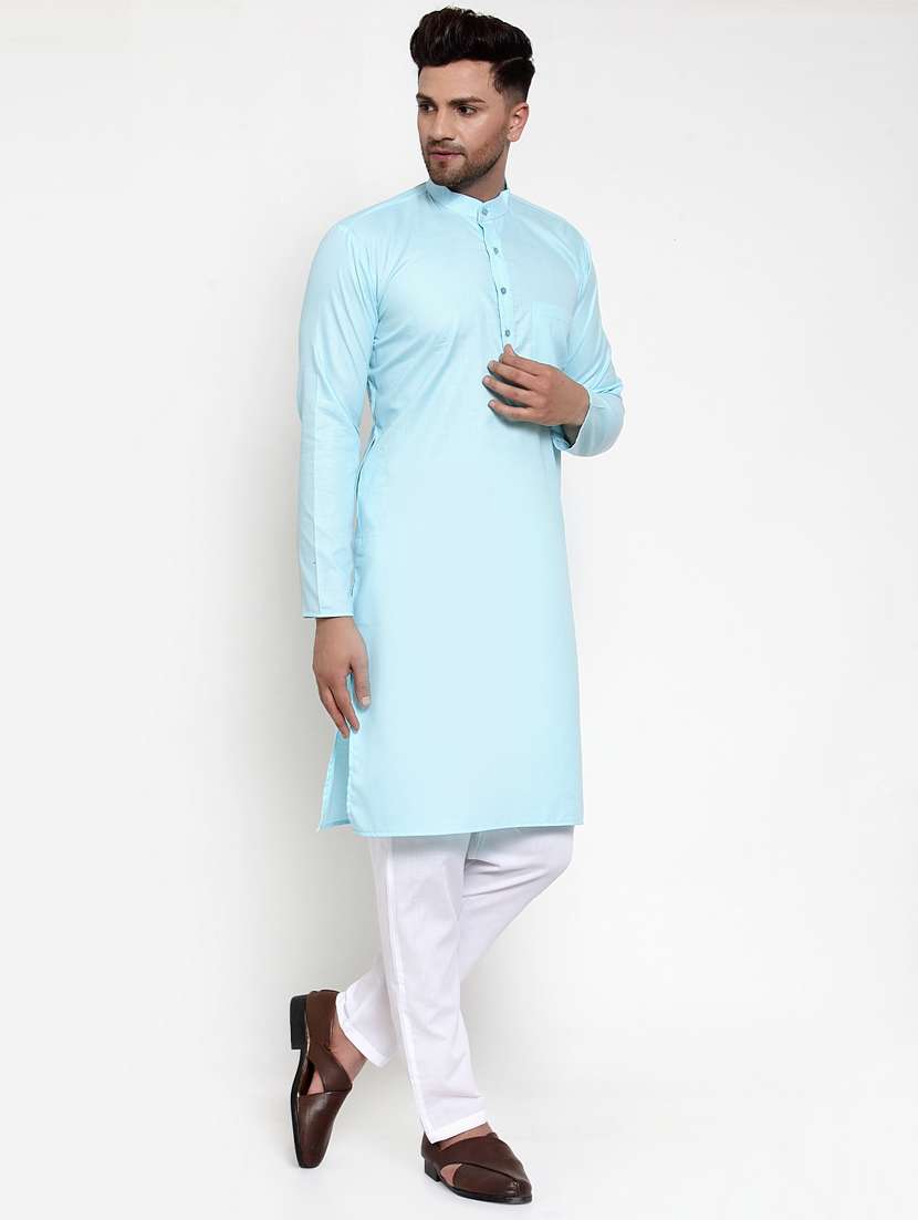 blue coloured long kurta - 19147715 -  Standard Image - 3