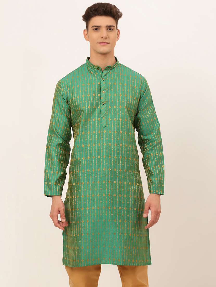 mandarin neck embroidered work straight kurta