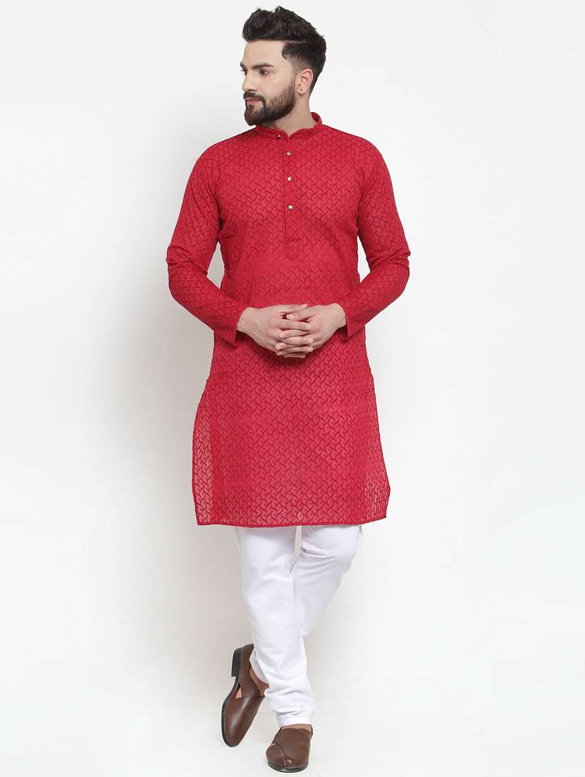 mandarin neck fancy long kurta