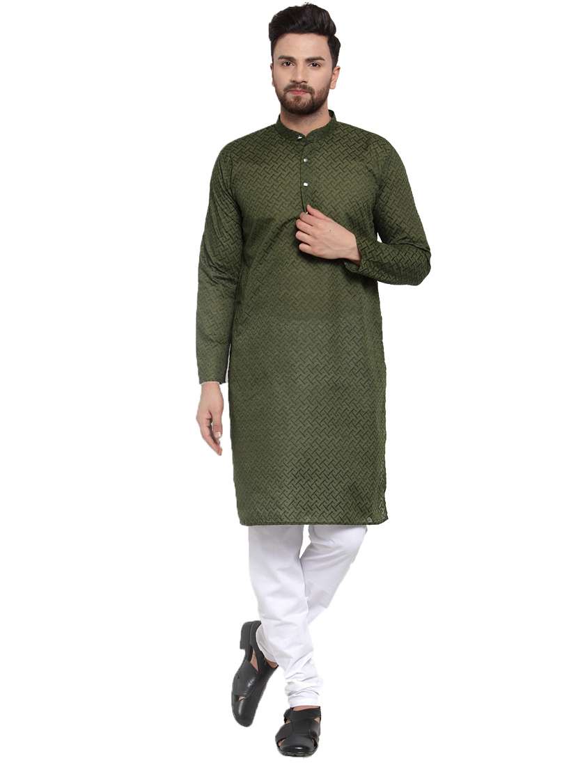 mandarin neck fancy long kurta
