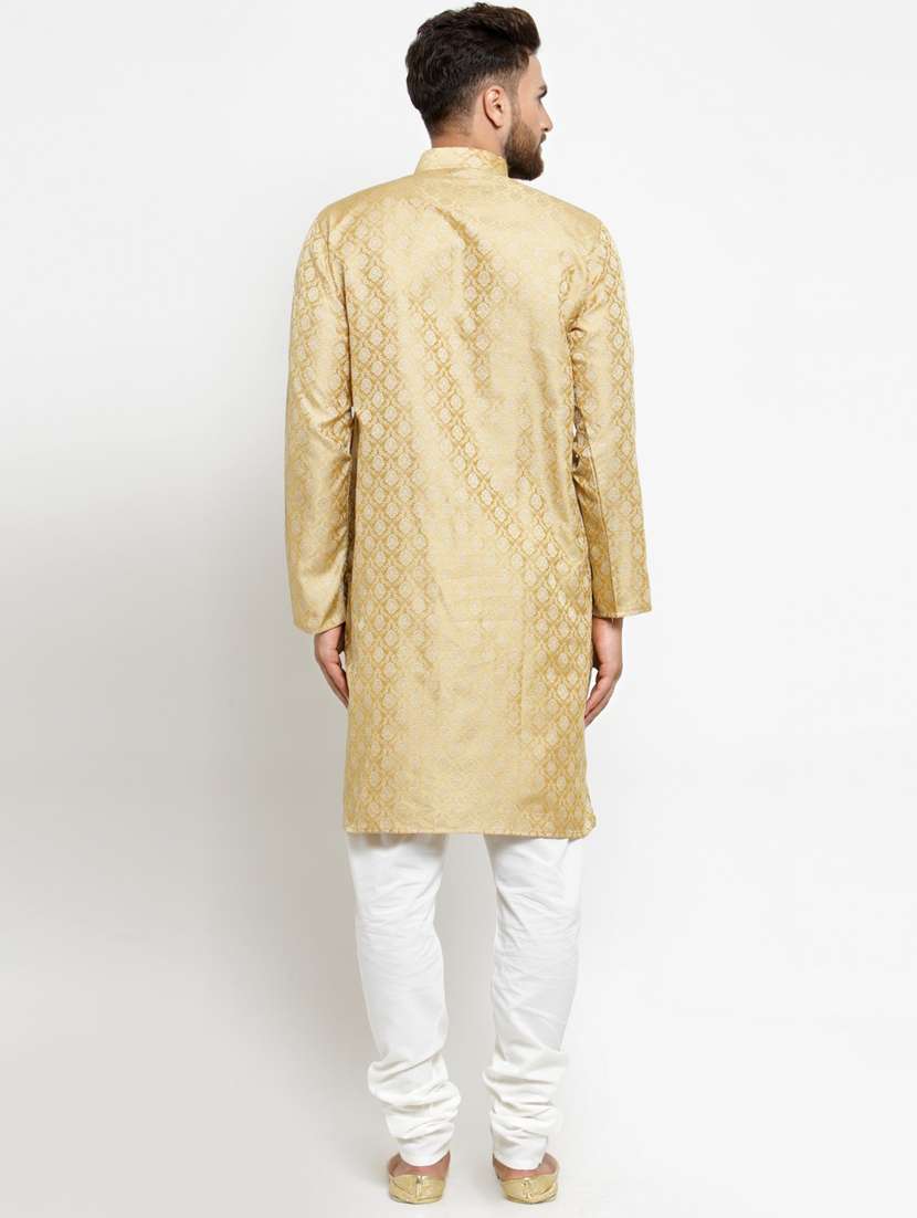 mandarin neck fancy long kurta - 19148211 -  Standard Image - 3