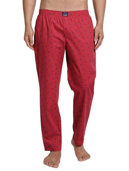red printed pyjama - 19149178 -  Standard Image - 0
