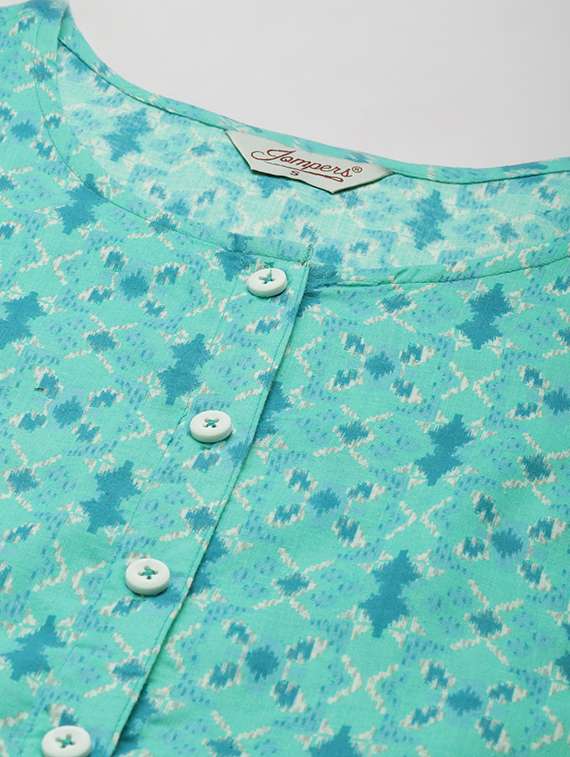 women's flared kurta - 19149940 -  Standard Image - 3