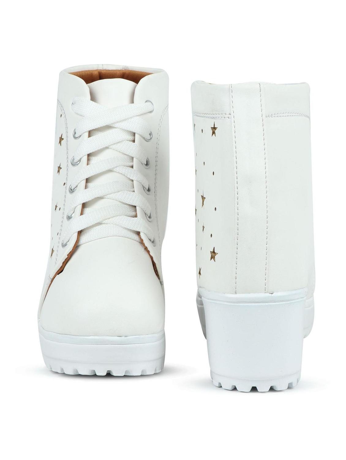 white ankle boot - 19154943 - Standard Image - 3