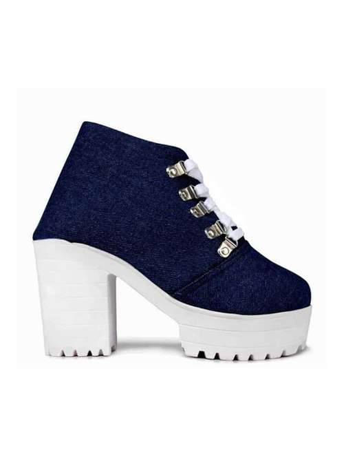navy ankle boot - 19154960 -  Standard Image - 0