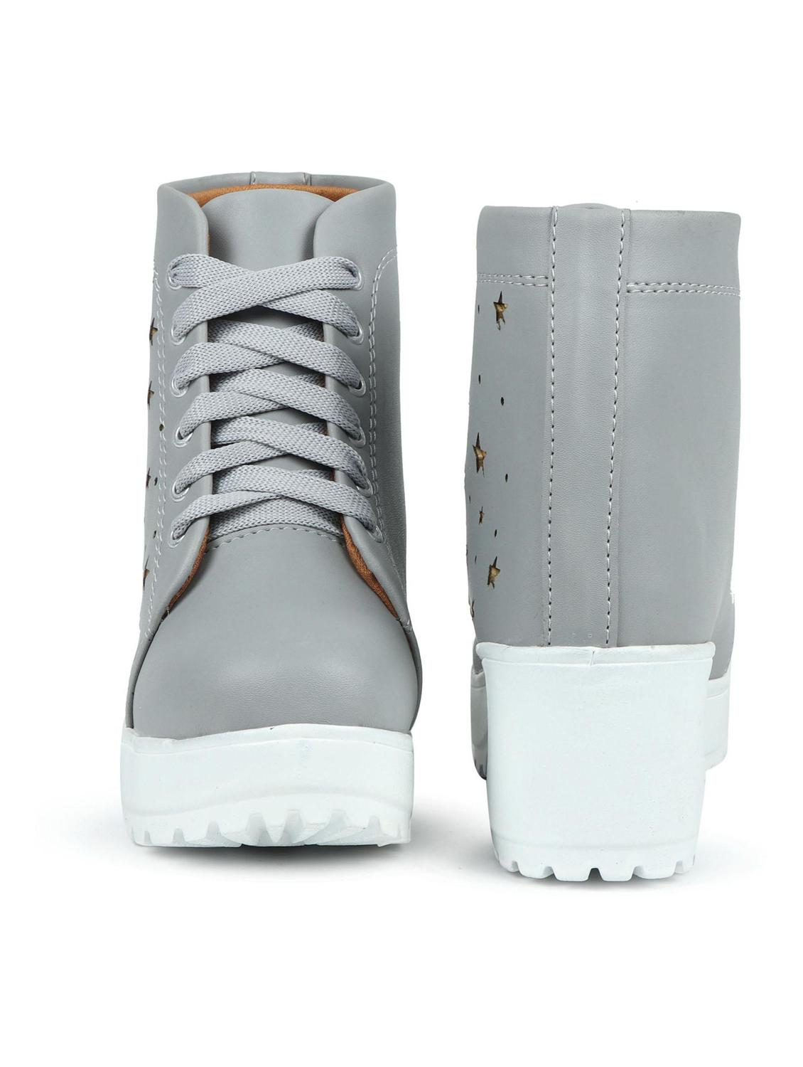 grey ankle boot - 19154963 - Standard Image - 3