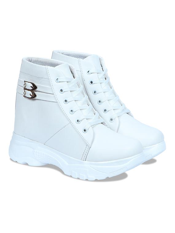 white lace up boot - 19155000 -  Zoom Image - 0