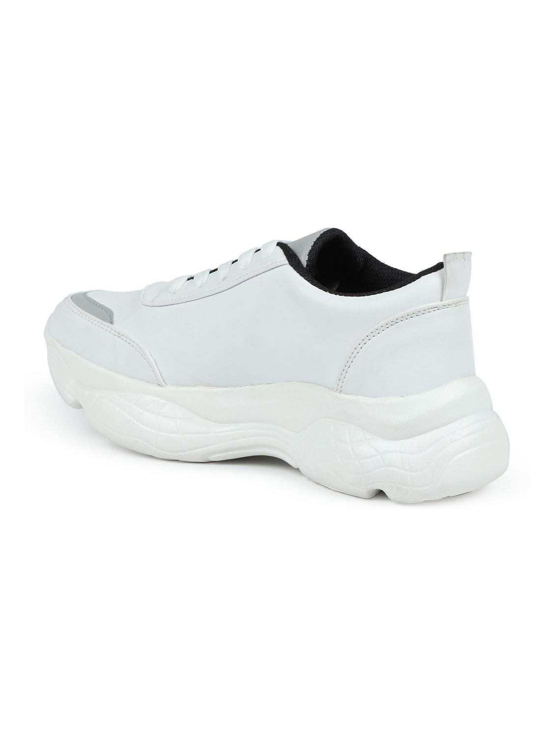 white lace up sneaker - 19155431 - Standard Image - 3