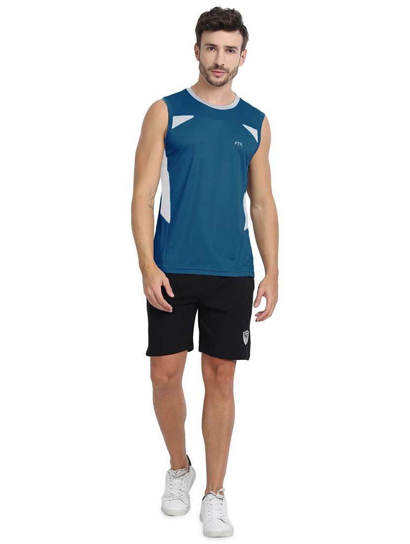 round neck color block t-shirt - 19155904 -  Standard Image - 3