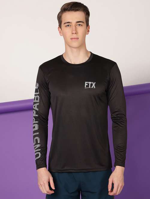 men placement print long sleeve t-shirt - 19156239 -  Standard Image - 0