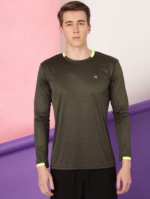 green polyester t-shirt - 19156242 -  Standard Image - 0