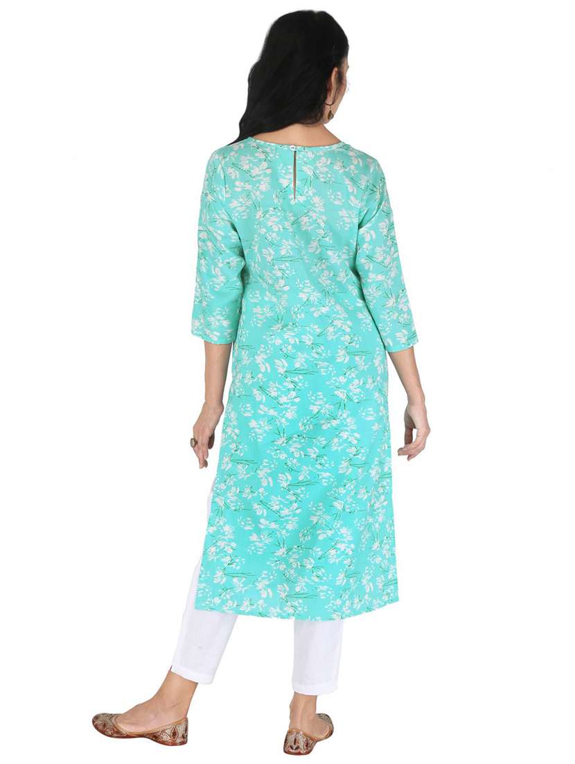 women's straight kurta - 19158124 -  Standard Image - 3