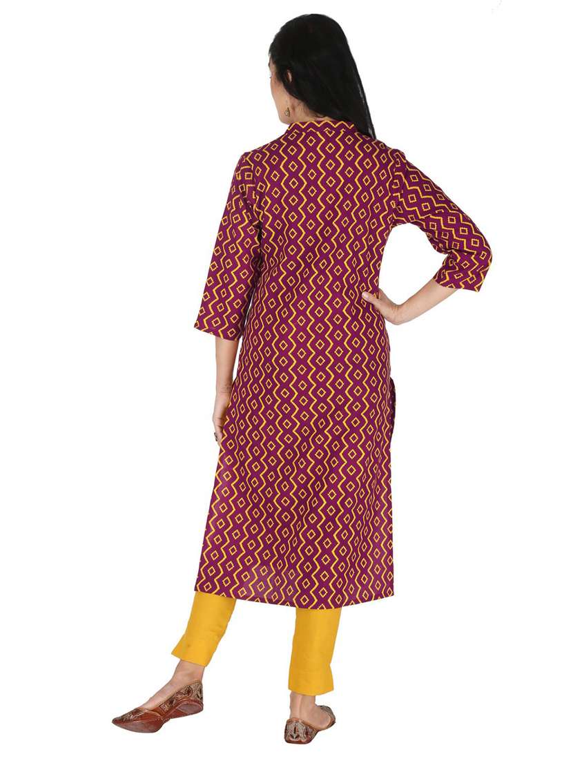 women's straight kurta - 19158129 -  Standard Image - 3