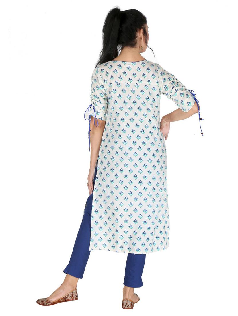 women's straight kurta - 19158130 - Standard Image - 3