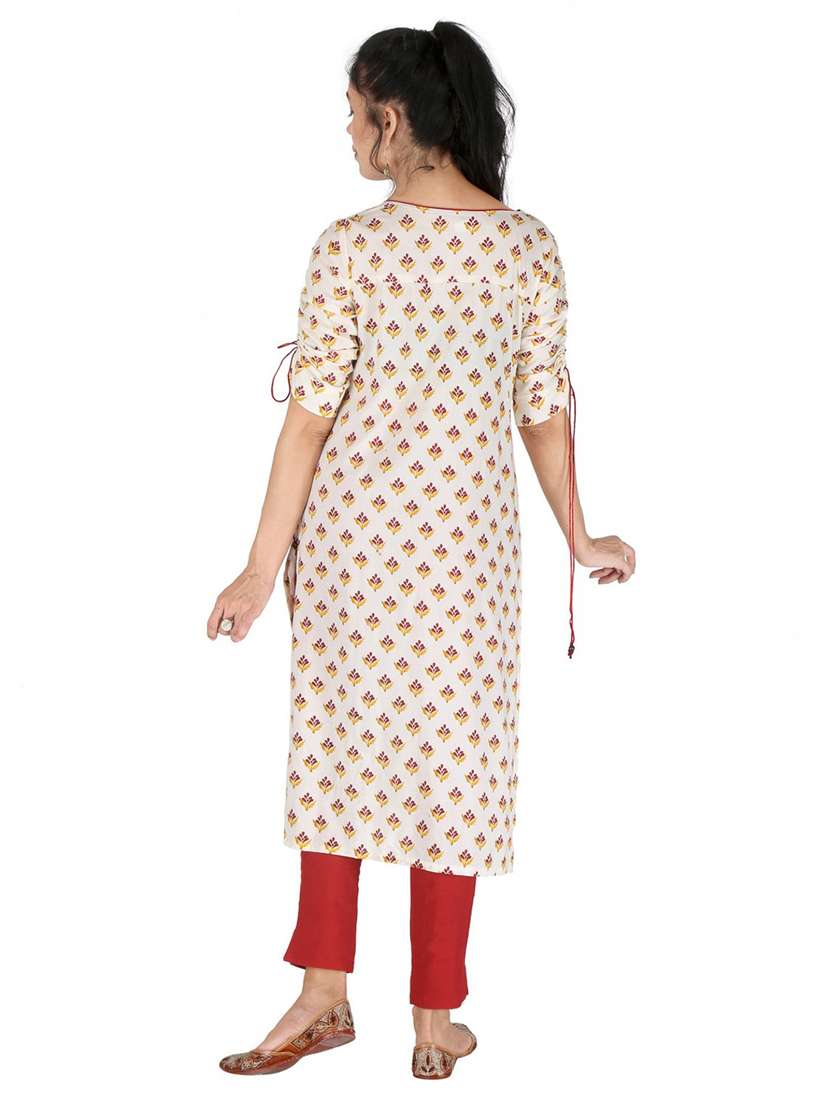 women's straight kurta - 19158131 -  Standard Image - 3