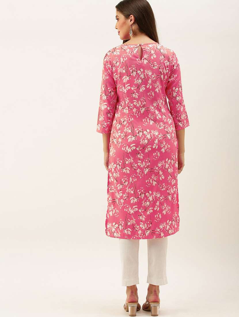 women's straight kurta - 19158135 -  Standard Image - 3