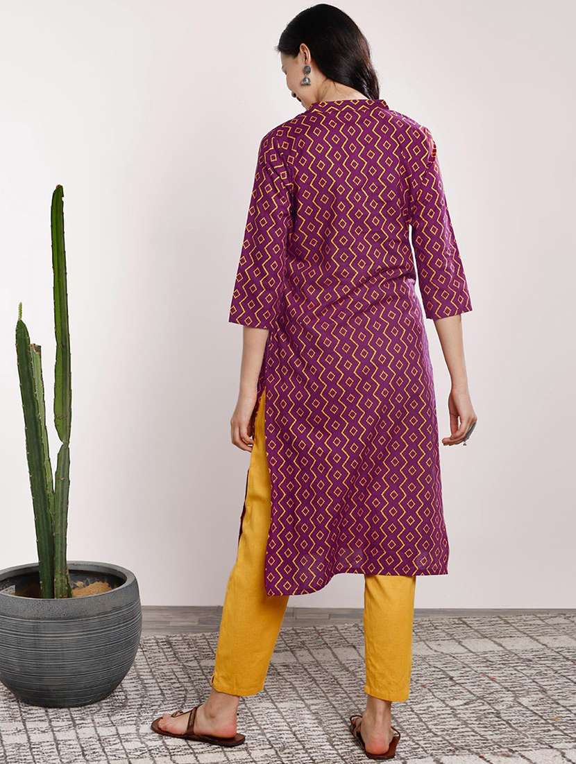 women's straight kurta - 19158137 -  Standard Image - 3