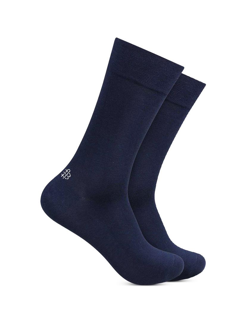 navy blue solid above ankle length socks  - 19159318 -  Zoom Image - 0