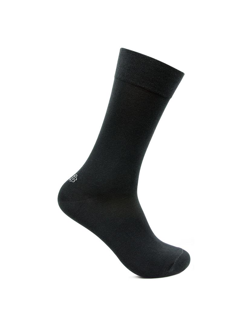mens black solid socks - 19159336 - Zoom Image - 0