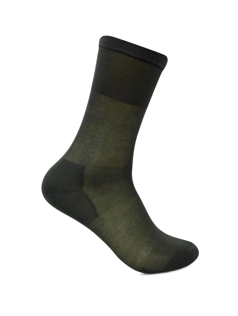 black solid self design socks - 19159347 - Zoom Image - 0