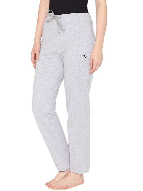 Mid Rise Solid Track Pant 