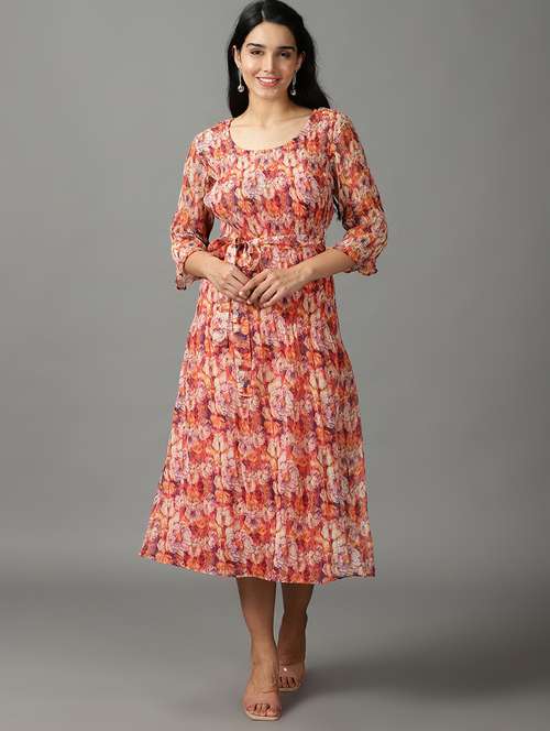 women's floral dress - 19159738 - Standard Image - 0