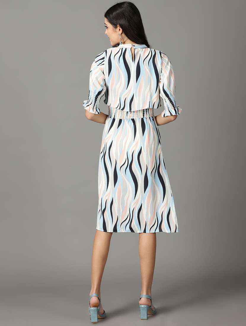 women's printed dress - 19159758 - Standard Image - 3