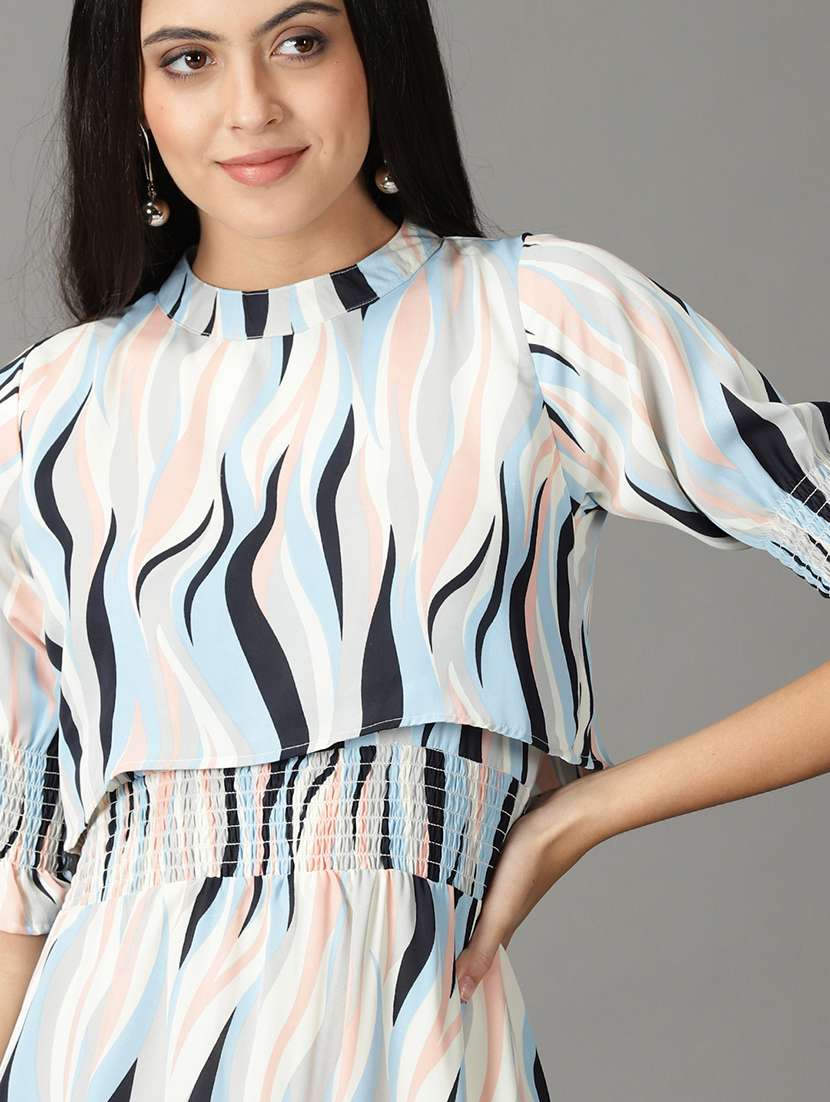 women's printed dress - 19159758 - Standard Image - 5