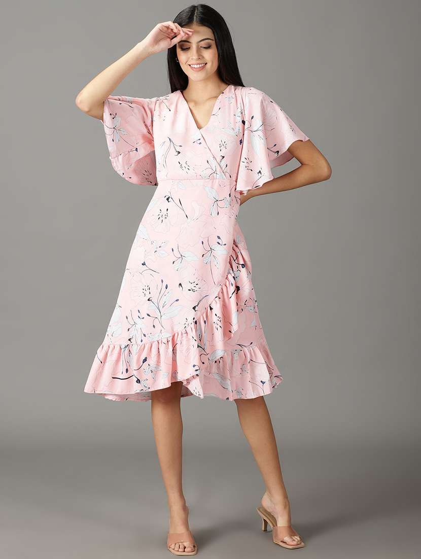 women's wrap floral dress - 19159766 - Zoom Image - 0