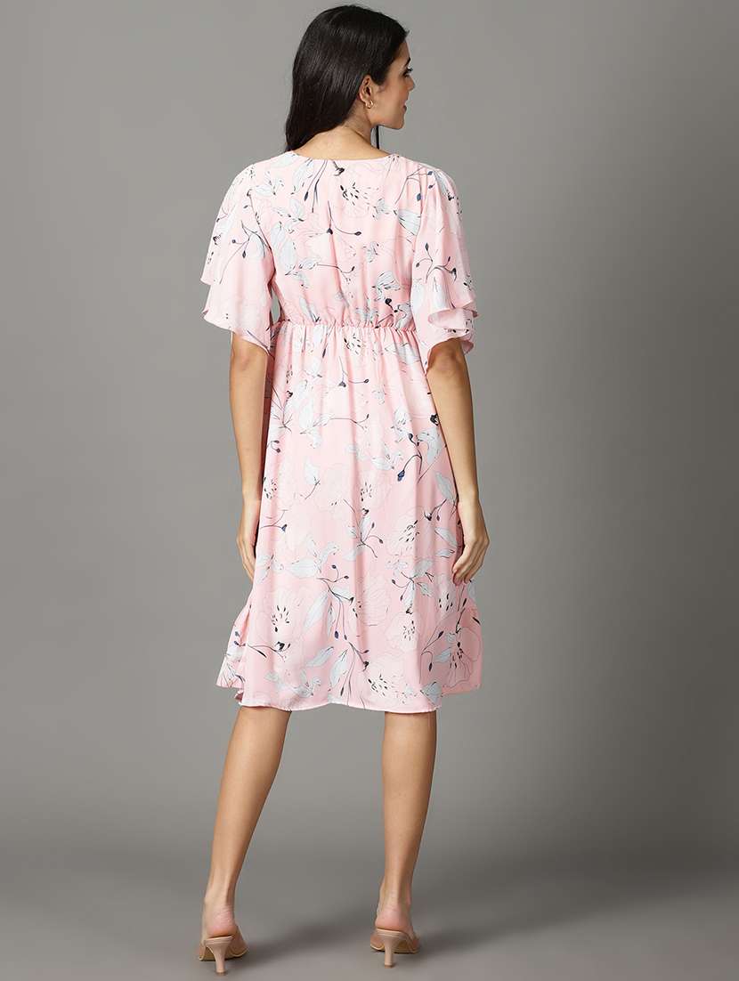 women's wrap floral dress - 19159766 - Standard Image - 3