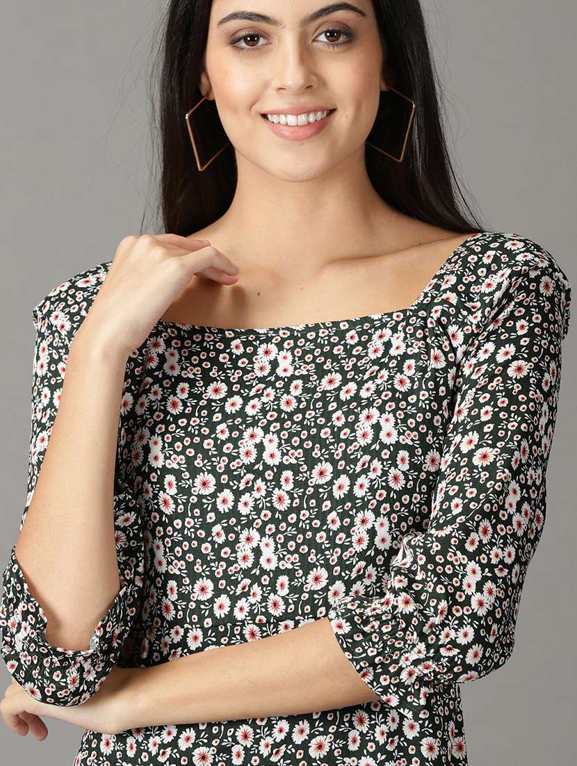 women's tiered dress floral dress - 19159767 - Standard Image - 5