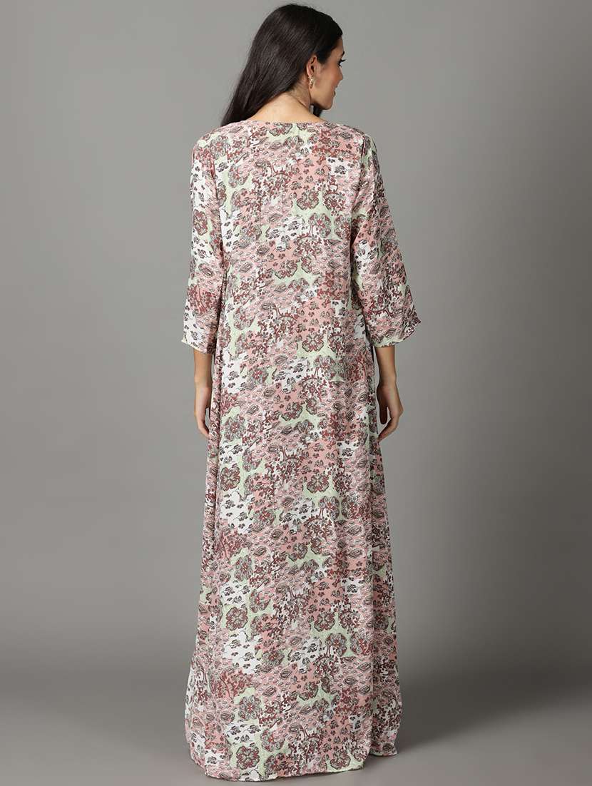 women's fit & flare floral dress - 19159774 -  Standard Image - 3