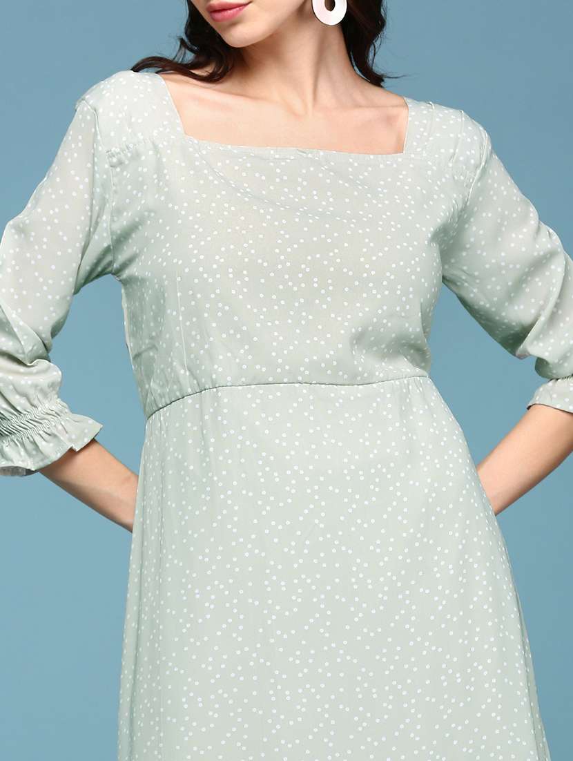 women's tiered dress printed dress - 19159776 -  Standard Image - 5