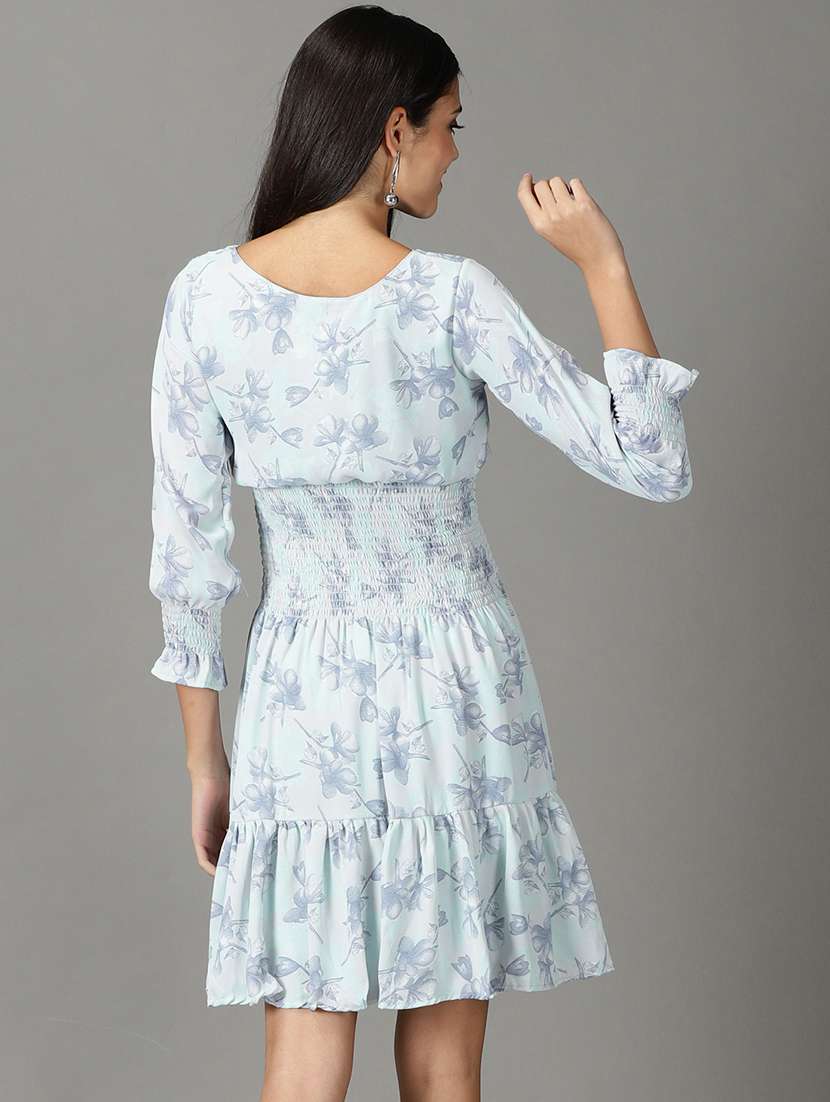 women's tiered dress floral dress - 19159782 -  Standard Image - 3